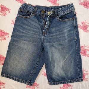Crazy 8 acid wash denim shorts